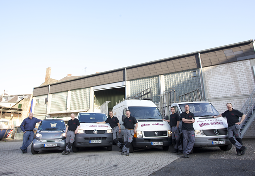 Unsere Glaser für Sie im Einsatz